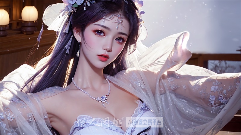 春色满园，国风美女电脑壁纸第8期