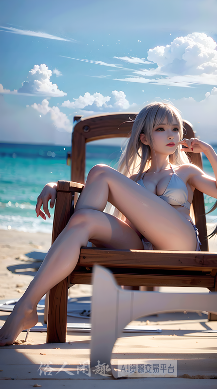 【海滩系列第1期】𝑺𝒉𝒆 𝒘𝒂𝒍𝒌𝒔 𝒊𝒏 𝒃𝒆𝒂𝒖𝒕𝒚, 𝒍𝒊𝒌𝒆 𝒕𝒉𝒆 𝒏𝒊𝒈𝒉𝒕