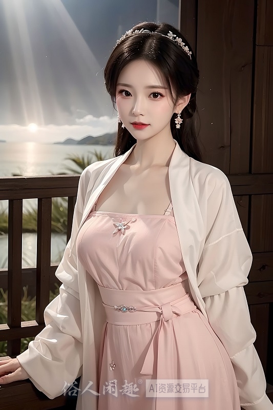 粉红系 古风混搭