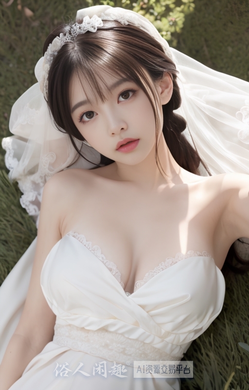 【AI美女2号】-白色婚纱的浪漫独属于你