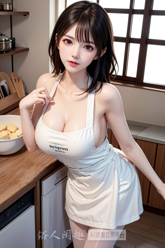 【AI绘画】性感小厨娘 在线热菜
