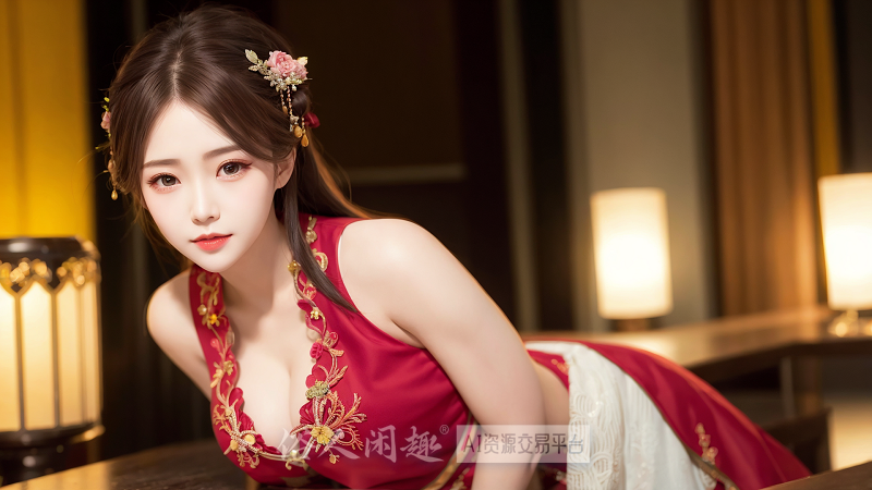 【4k】红衣小师妹，在线性感