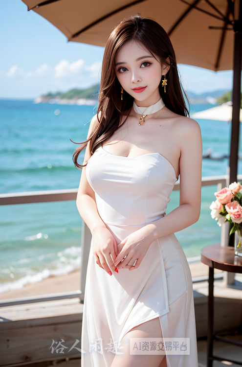 小姐姐的海边美照第1期背心热裤
