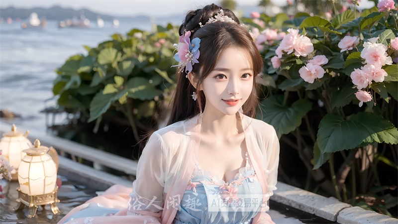 【Ai复刻古典美女-王昭君第四期】黛眉长，盈盈照一泓秋水