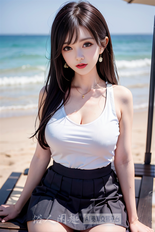 海边沙滩小姐姐的写集裙子4（06-07-2-40p）