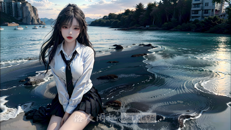 【氛围感·青】让jk少女带你领略这清冷的氛围感吧！
