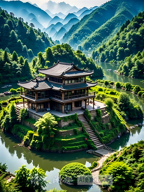 唯美四季17风景秀丽大山中的村落[4K-25P]
