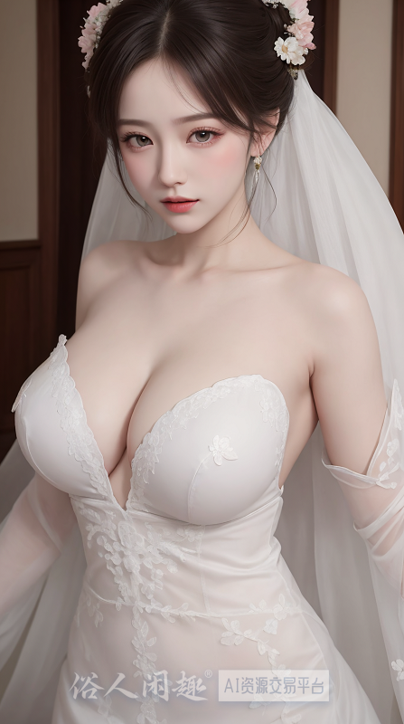 性感花嫁美女