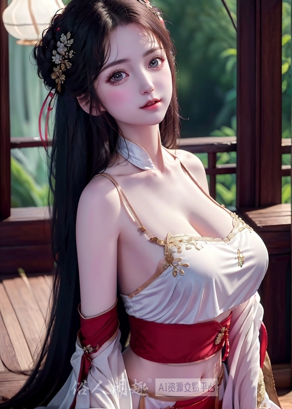 山间古风美女4K