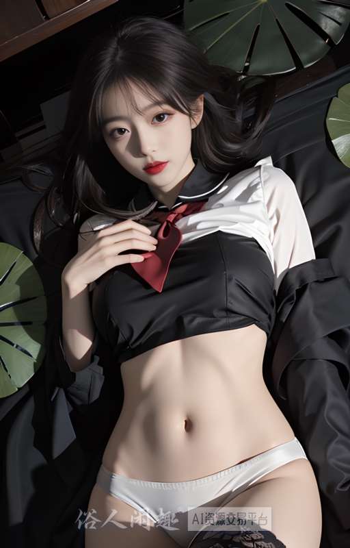 【AI美女2号】JK睡莲美人 全107P
